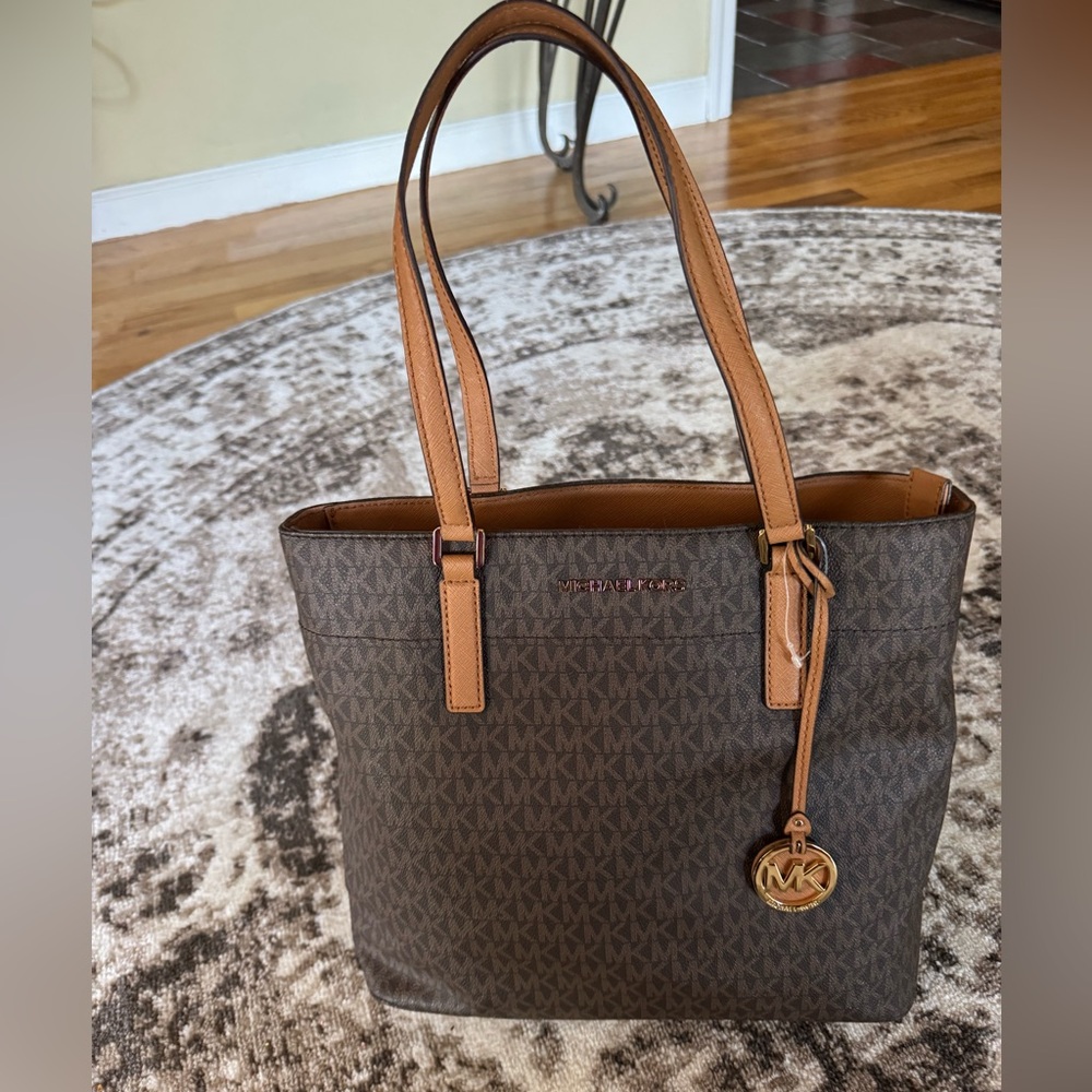 NWOT Michael Kors Signature Brown Tote